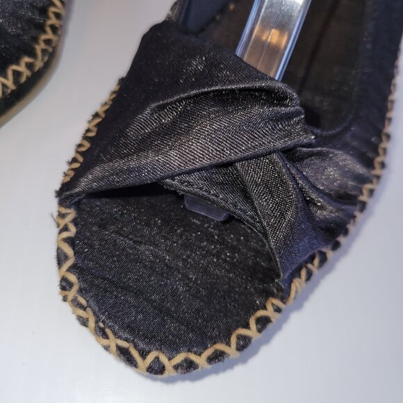 Seychelles Singapore Women's Black Slingback Open Toe Cork Wedge Shoes Size 10 - Picture 4 of 8